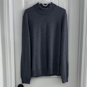 Jos. A. Bank Charcoal Mock Neck Sweater